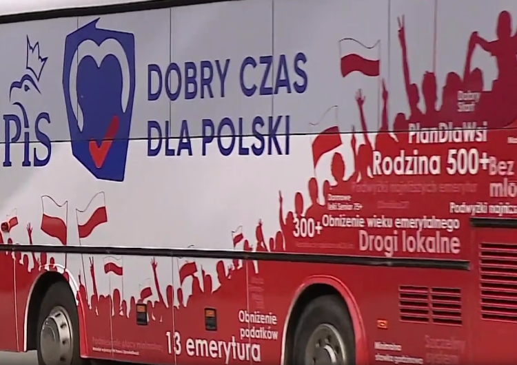 Był „Dudabus”, „Szydłobus”, teraz rusza „PiS-bus”. Czy też przyniesie szczęście?