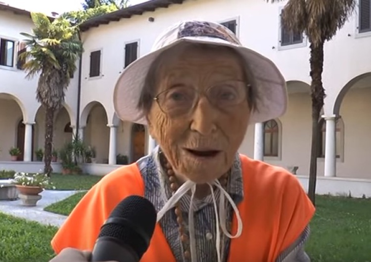  95-letnia kobieta dotarła pieszo z Włoch do Częstochowy
