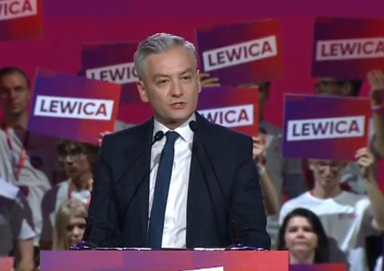 Podczas przemówienia Biedronia nt. aborcji i małżeństw homoseksualnych włączył się system przeciwpożarowy