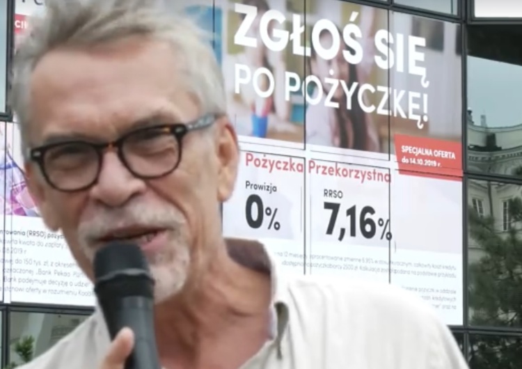  [video] Żakowski zbierał podpisy dla Kasprzaka, który kandyduje do Senatu: "Przez godzinę 4 podpisy"