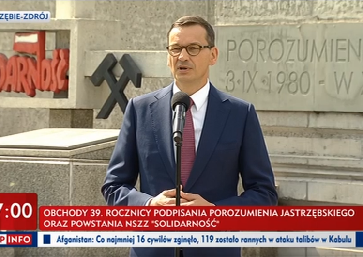 Mateusz Morawiecki: Wolność i solidarność - to jest fundament na którym zbudowana jest Polska