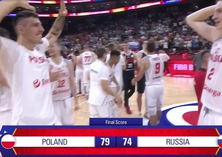 Polska reprezentacja wygrywa z Rosją 79:74 i jest jedną nogą w ćwierćfinale Mistrzostw Świata!