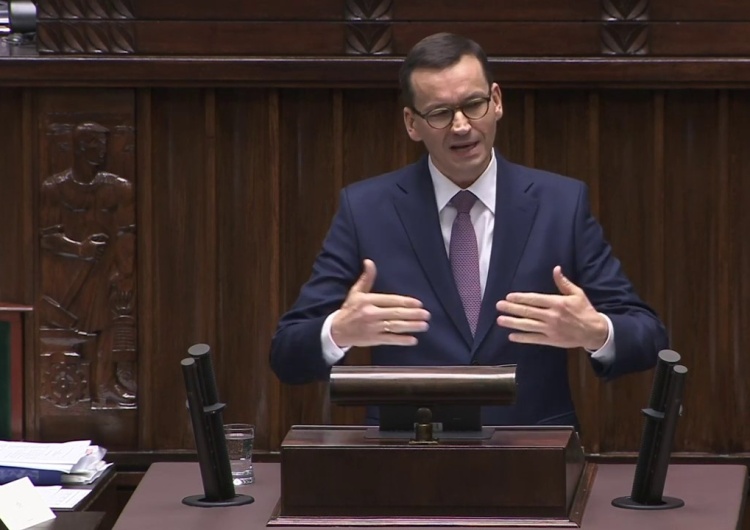 Sejm RP Morawiecki miażdży opozycję w Sejmie