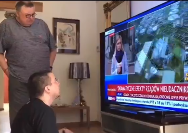 Wojciech Mann, dziennikarz Polskiego Radia, przyłącza się do akcji "Nie świruj" i atakuje TVP