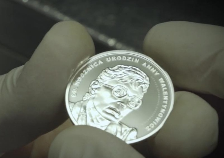  [video] NBP wyemitował monetę "Urodziny Anny Walentynowicz". Z tej okazji zrealizowano film