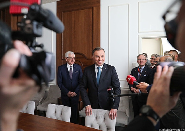 Prezydent w Nowym Jorku. „Rozmowa dotyczyła wymiany handlowej, która obecnie osiąga rekordowe rozmiary"