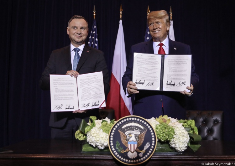 Wspólna deklaracja prezydentów Dudy i Trumpa. Tu będą stacjonowali Amerykanie