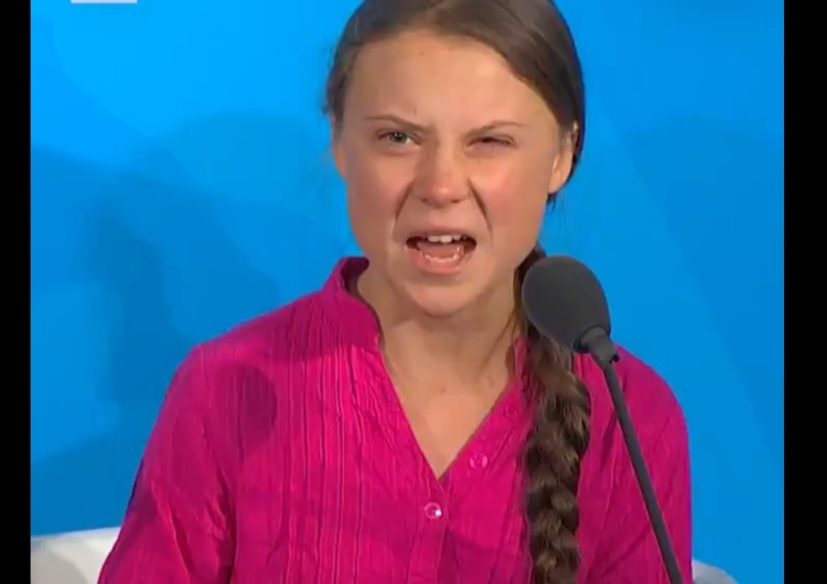  [video] Komentarze po wystąpieniu Grety Thunberg: "Biedne dziecko", "ekofaszystowska propaganda"