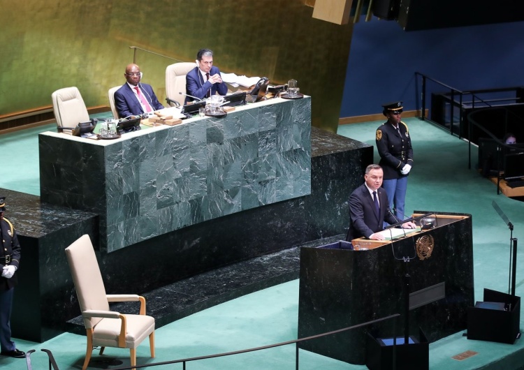  [video] Przemówienie Prezydenta RP Andrzeja Dudy na forum ONZ