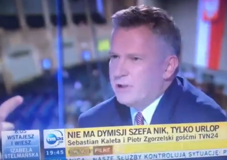  [video] Kaleta usiłował w TVN24 wspomnieć o Soku z Buraka i Jachirze. Nerwowa reakcja prowadzącego