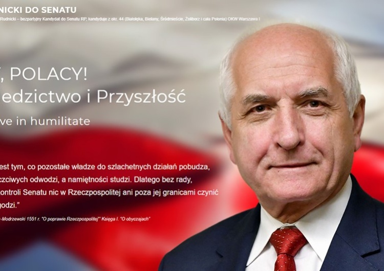  Waldemar Biniecki: Wywiad z Prof. Markiem Rudnickim, polonijnym kandydatem do Senatu RP.