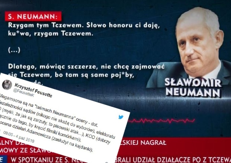 "Cynizm i pogarda wobec sympatyków, państwa i obywateli". Burza na Twitterze po publikacji #TaśmNeumanna