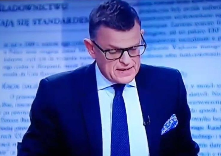  [video] Dziennikarz TVN24 nieudolnie broni Neumanna... i pomyłkowo mówi, że ten broni prezydentów z PiS