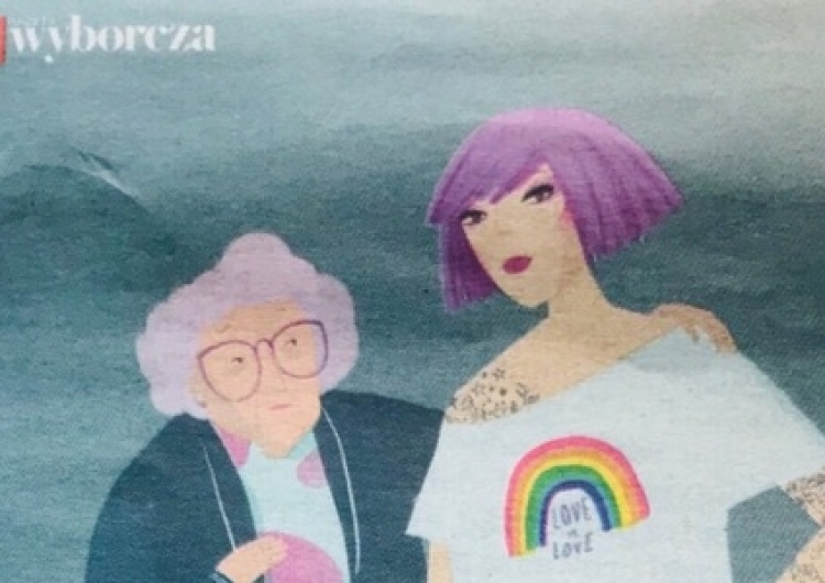  GW z wyborczą akcją LGBT: "Dość szczucia na moją wnuczkę". Wybranowski ripostuje