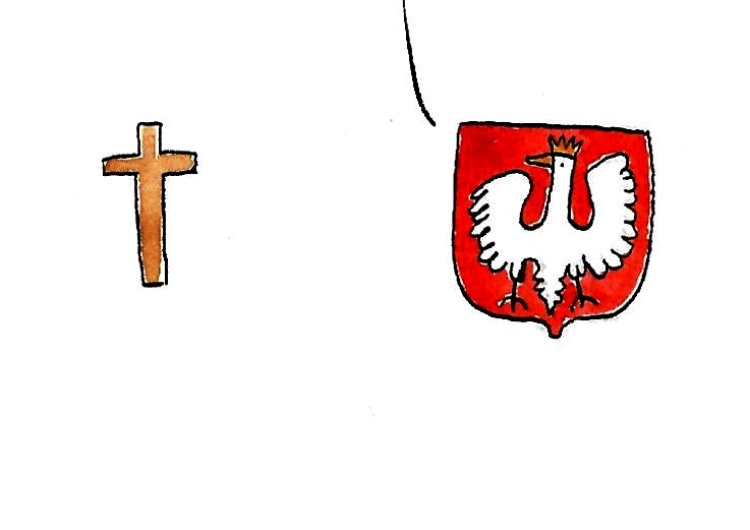  [Kliknij aby zobaczyć całość] Nowy rysunek Michalskiego: Krzyż