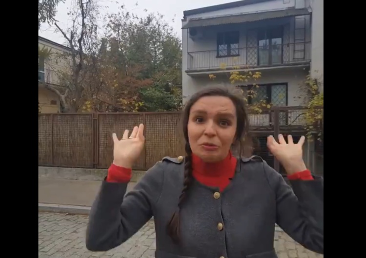  [video] Posłanka KO Klaudia Jachira pod domem Jarosława Kaczyńskiego. Teraz pod dom Jachiry?