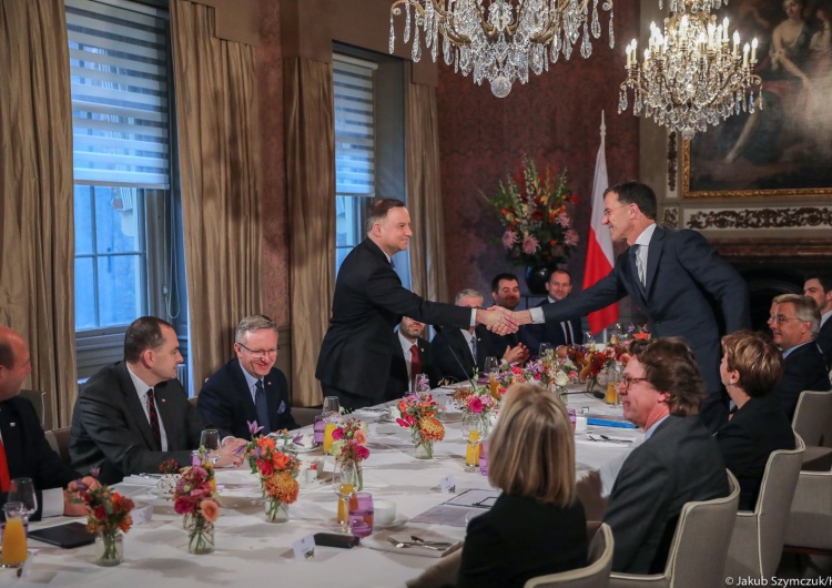 Prezydent Duda spotkał się z Premierem Królestwa Niderlandów