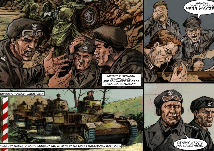 W nadchodzącym numerze TS DODATEK KOMIKSOWY "Pancerne skrzydła gen. Maczka"
