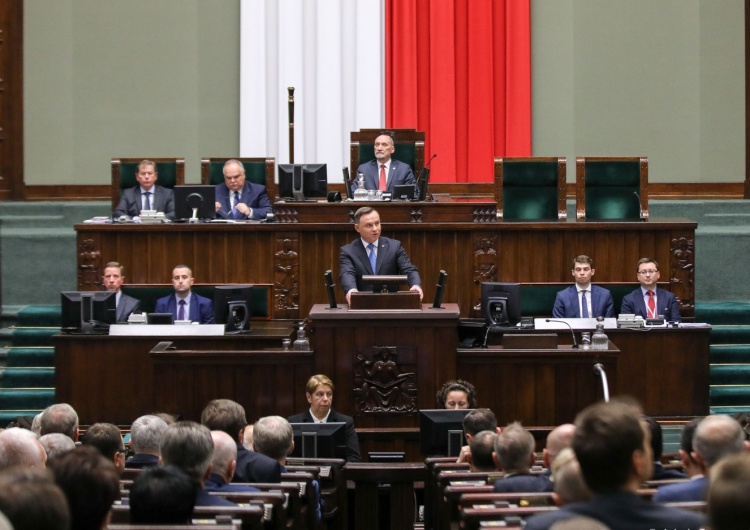  [video] Orędzie prezydenta Dudy na inauguracji Sejmu: "Chciałbym, żeby Państwo podali sobie rękę"