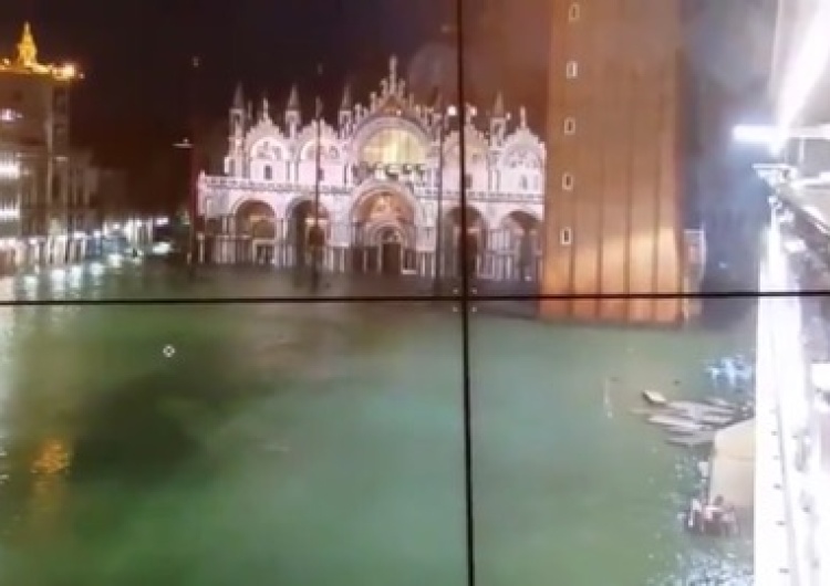 [video] Wenecja zalana. Apokaliptyczne obrazy pięknego miasta pod wodą