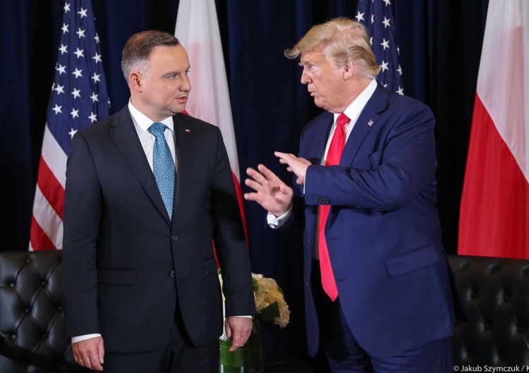WP: Spotkanie Duda-Trump w grudniu w Londynie