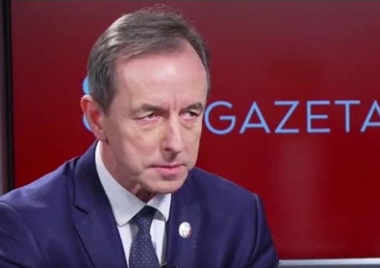  [video] Dziennikarz zapytał marszałka Grodzkiego o to, czy pozwie prof. Popielę. Zobacz odpowiedź