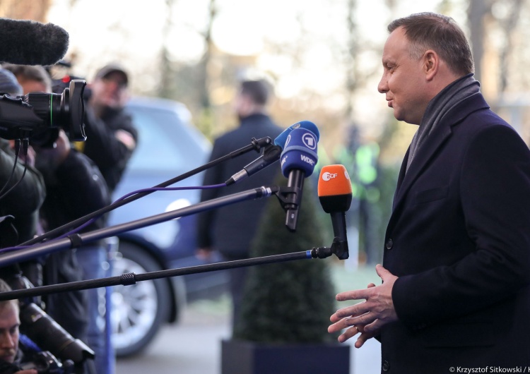  [video] „Wszystkie czarne przewidywanie okazały się nieprawdziwe”. Prezydent po szczycie NATO