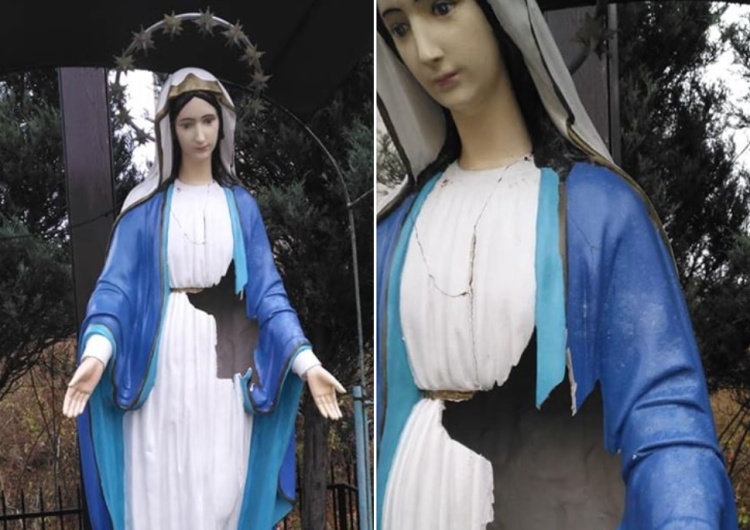  W Warszawie zniszczono figurę Matki Boskiej. Ordo Iuris oferuje pomoc prawną