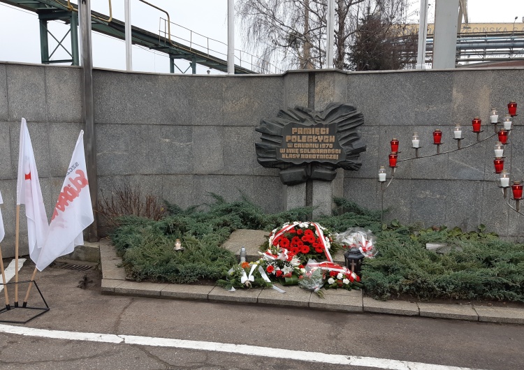 ZR NSZZ  "Solidarność"  Pomorza Zachodniego Uczczenie pamięci Grudnia '70 w Szczecinie