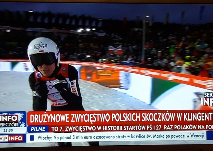Screen Zwycięstwo! Polscy skoczkowie wygrali konkurs drużynowy w Klingenthal