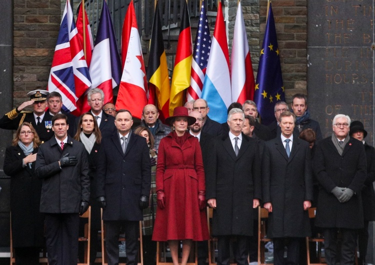 Prezydent Duda w Belgii. 75. rocznica rozpoczęcia Bitwy o Ardeny