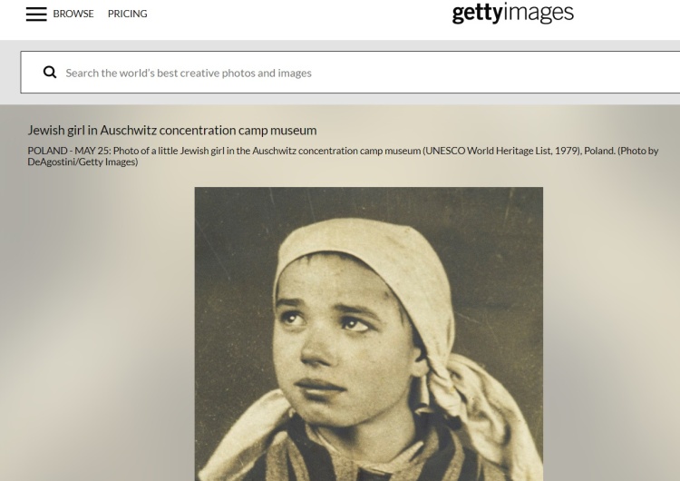  Skutki fałszowania historii? Zdjęcie Krysi Trześniewskiej z Auschwitz, opisane jako "jewish girl"