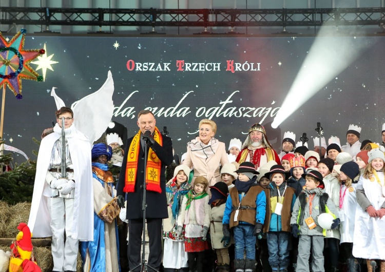  W Orszakach Trzech Króli wzięło udział 1,3 mln Polaków. Wśród nich świętowała Para Prezydencka
