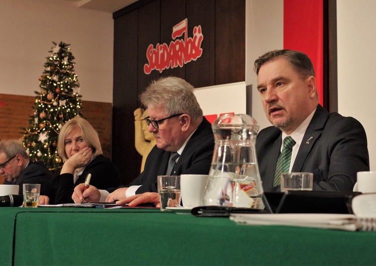 Piotr Duda na opłatku branżowym: Podwyżki to efekt ciężkiej pracy „Solidarności”