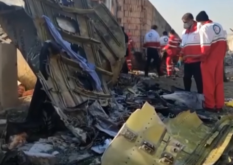 Screen "Amerykańskie władze są pewne, że ukraiński samolot został zestrzelony przez Iran". Nowe informacje