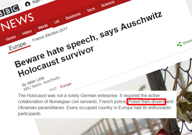  BBC: "Polscy maszyniści współwinni Holocaustu". Czy to się kiedyś kończy?