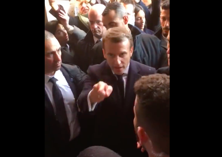  [WIDEO] Macron wyprasza izraelskich policjantów z bazyliki. „Nie podoba mi się, co zrobiliście”