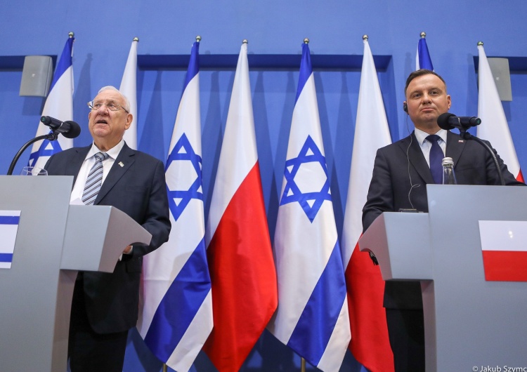 Nie mógł sobie darować. Prezydent Izraela: "Pamiętamy o 7 tys. Sprawiedliwych. Było ich jednak zbyt mało"