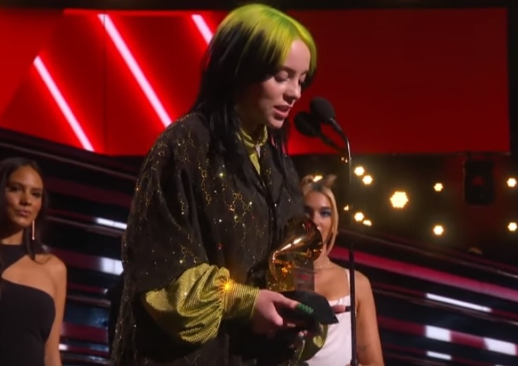  [video] Nagrody Grammy. Billie Eilish rozbiła bank!