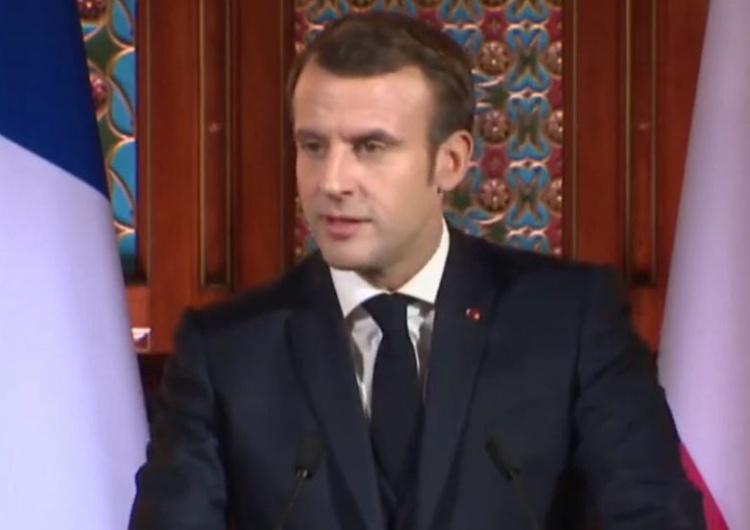  Macron na UJ: "Także w Polsce historia wymyślana jest na nowo. Tu też jest cząstka antysemityzmu"