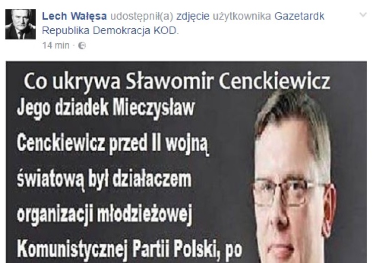  Wałęsa obraża Cenckiewicza: "Taki śmieć rozlicza Wałęsę..." + komentarze internautów