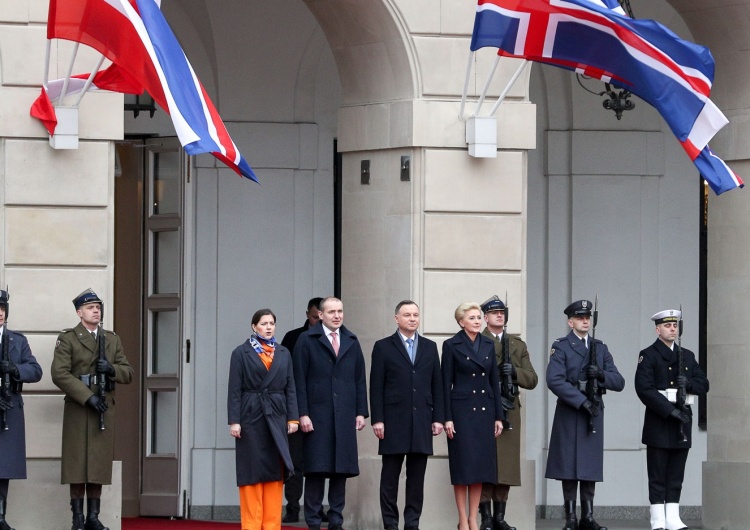  [video] Wizytę w Polsce rozpoczął Prezydent Republiki Islandii Guðni Th. Jóhannesson z Małżonką