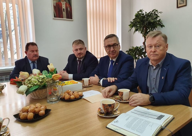Spotkanie Prezydium Zarządu Regionu Ziemia Łódzka z ministrem Stanisławem Szwedem