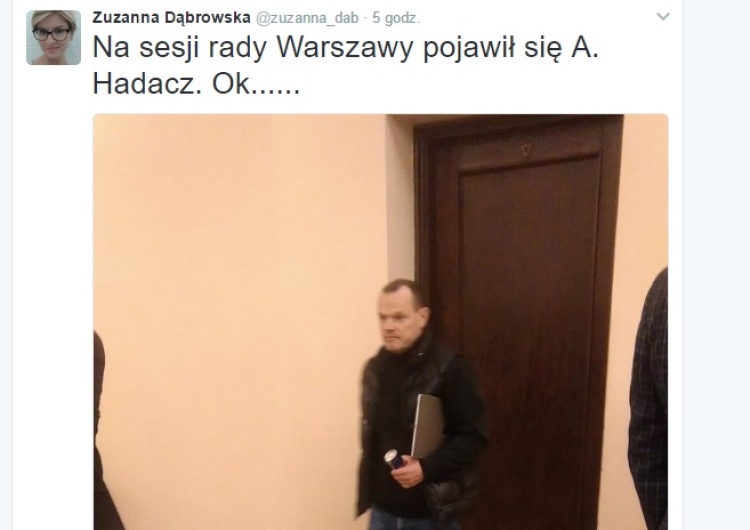 Przeciwnicy HGW nie wpuszczeni na sesję rady miasta. Nie zabrakło za to Andrzeja Hadacza