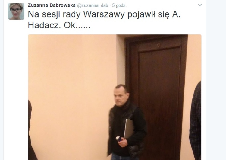  Przeciwnicy HGW nie wpuszczeni na sesję rady miasta. Nie zabrakło za to Andrzeja Hadacza