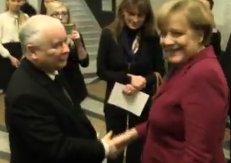  Kaczyński po spotkaniu z kanclerz Niemiec: Mamy nadzieję, że dzisiejsza wizyta przyniesie dobre rezultaty