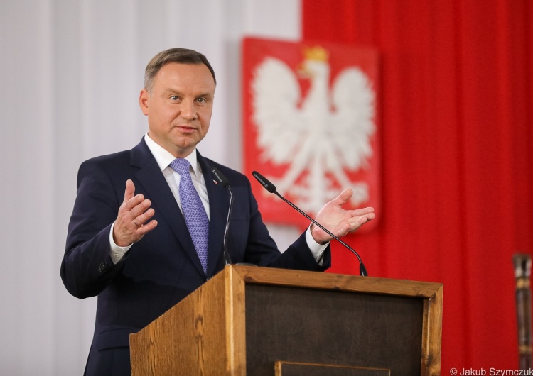 Andrzej Duda o zmianach w kodeksie wyborczym: "Powinien je ocenić Trybunał Konstytucyjny"