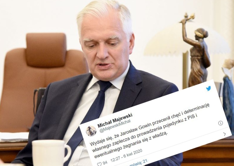  "Politycy Porozumienia wolą wróbla w garści, Gowin został z angielskim". Gorące komentarze po dymisji