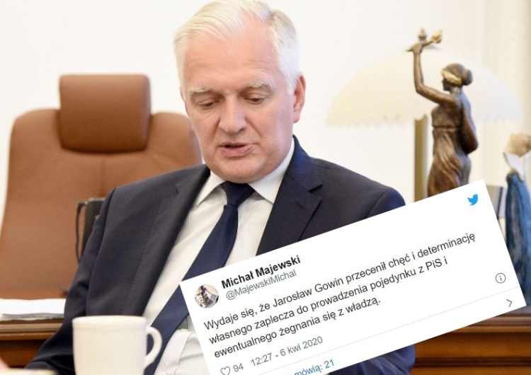 "Politycy Porozumienia wolą wróbla w garści, Gowin został z angielskim". Gorące komentarze po dymisji