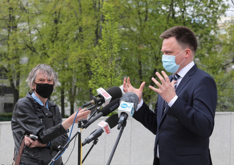 Paweł Supernak "O to im chodzi. Żebyśmy uciekli". Szymon Hołownia zapowiada, że "nie zejdzie z pola walki"
